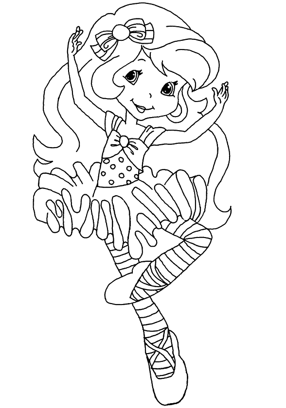 Kız Boyama Sayfası