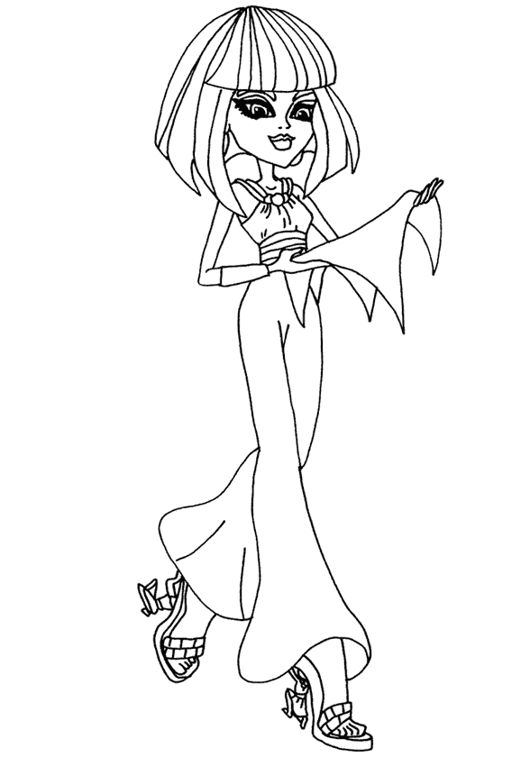 Kız Boyama Sayfası