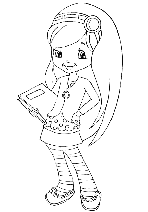 Kız Boyama Sayfası