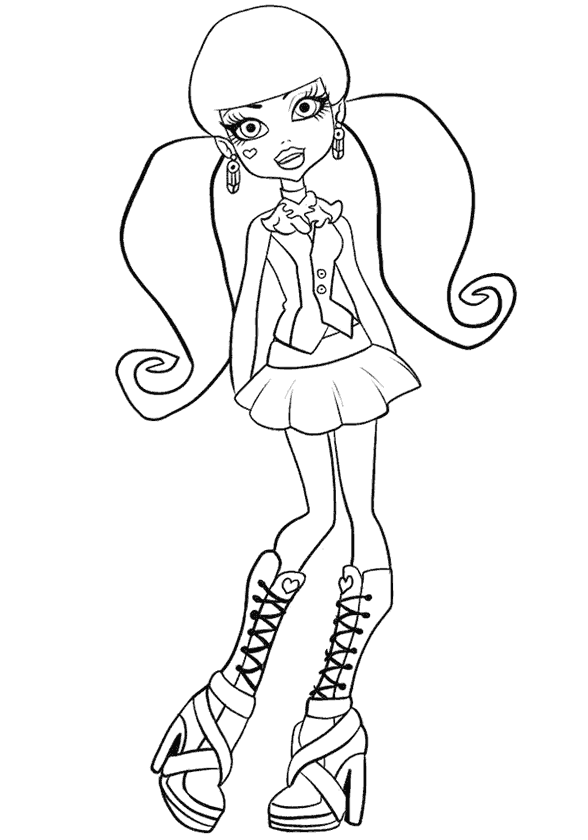 Kız Boyama Sayfası