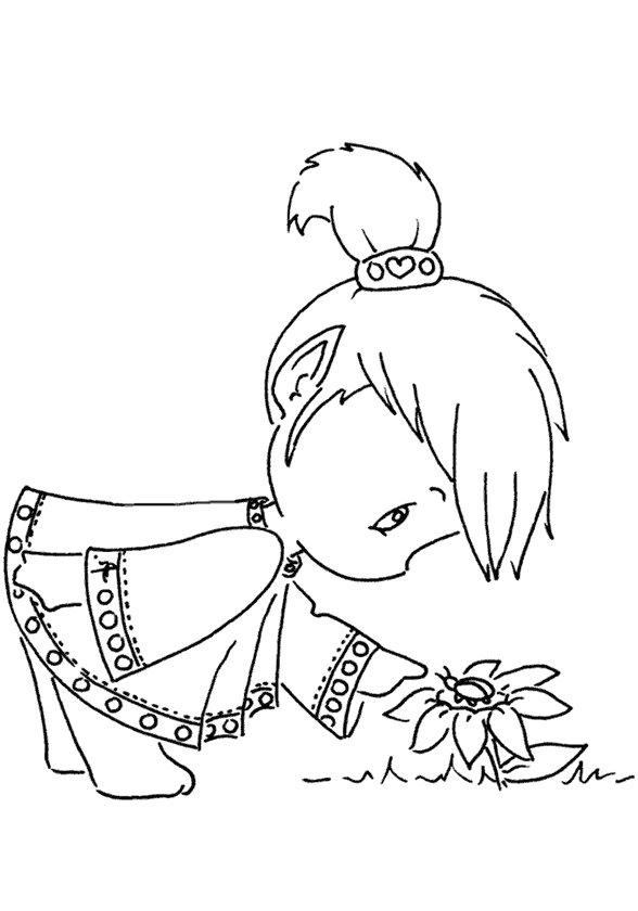 Kız Boyama Sayfası