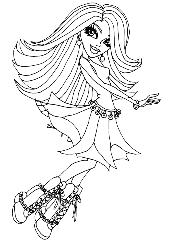 Kız Boyama Sayfası