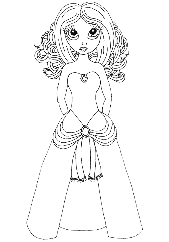 Prenses Boyama Sayfası