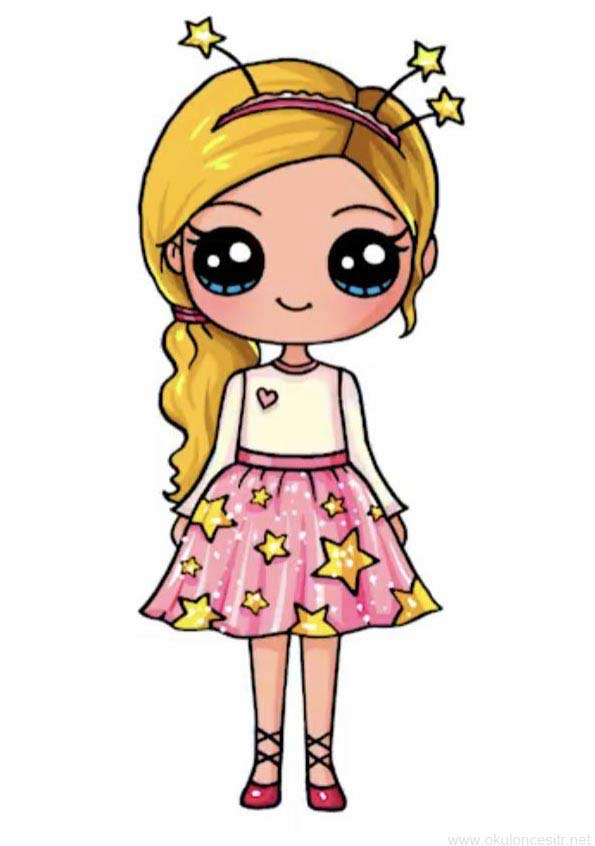 Kız Boyama Sayfası