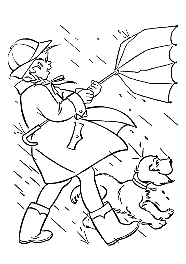 Sonbahar Boyama Sayfası