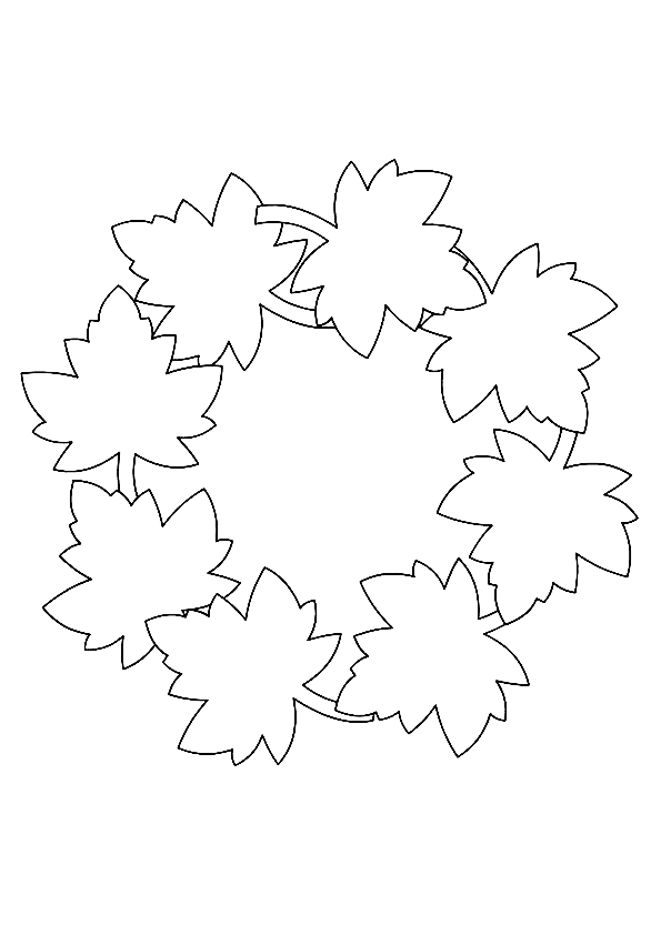 Sonbahar Boyama Sayfası