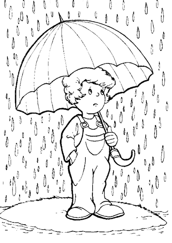 Sonbahar Boyama Sayfası