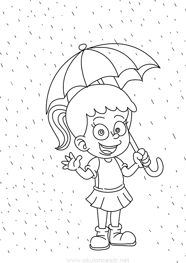 Sonbahar Boyama Sayfası