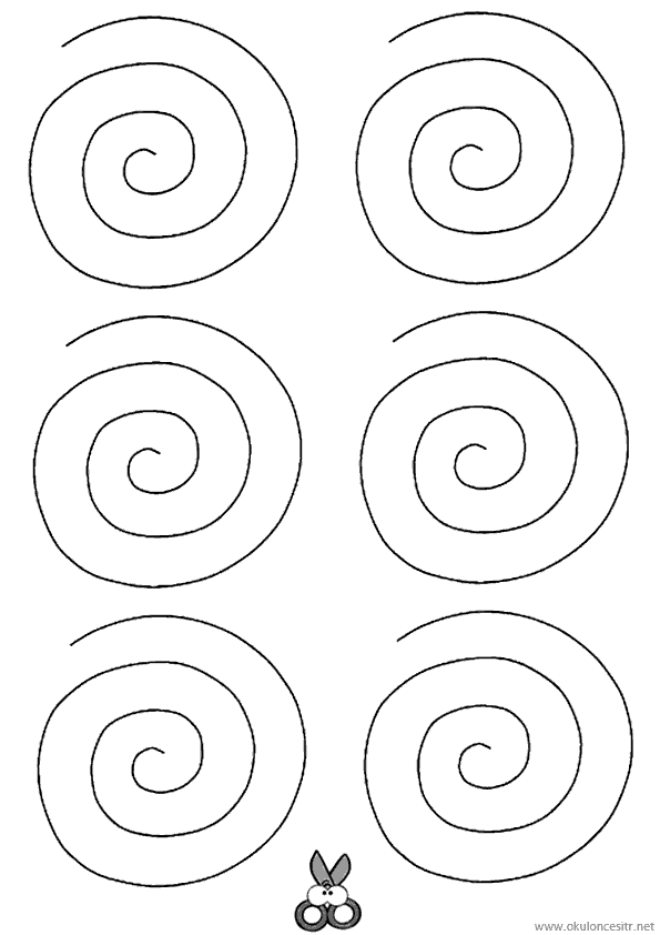 Makas Kesme Çalışması