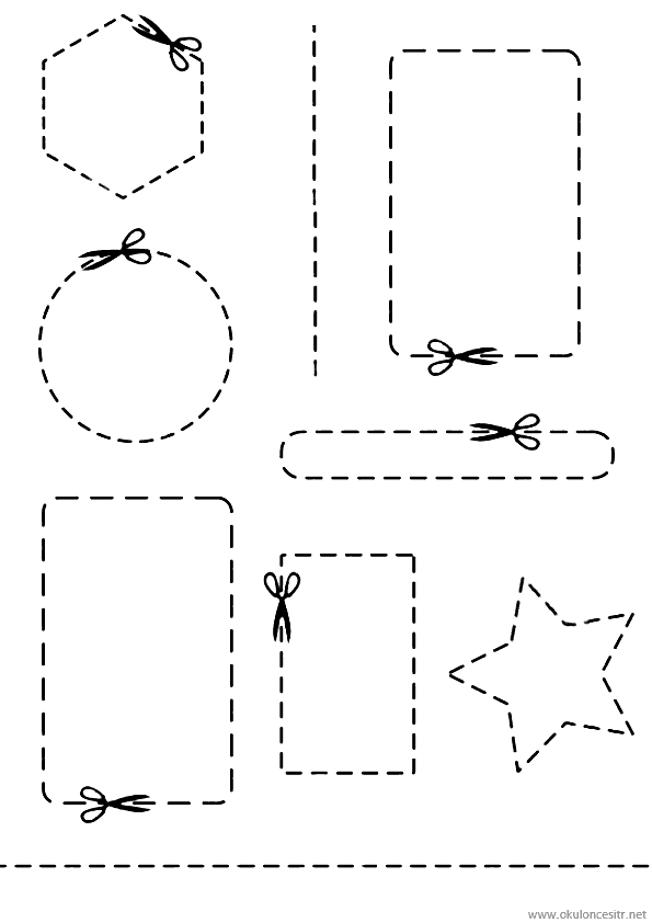 Makas Kesme Çalışması