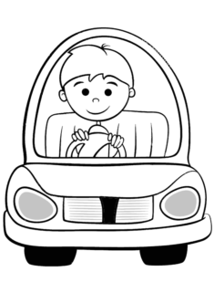 cocukaraba-boyama-sayfasi