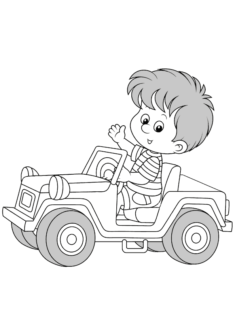 cocukaraba2-boyama-sayfasi