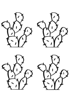 kaktusler-boyama-sayfasi