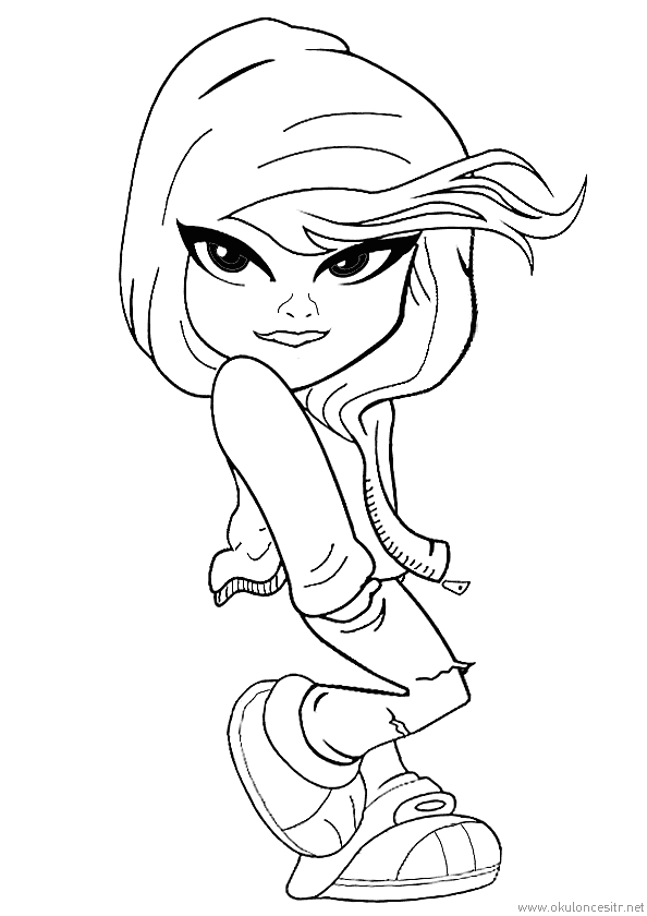 Kız Boyama Sayfası