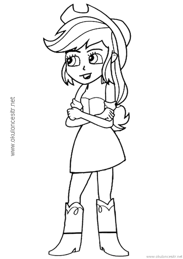 Kız Boyama Sayfası