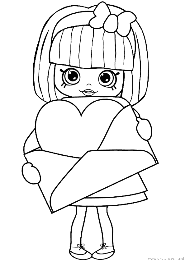 Kız Boyama Sayfası