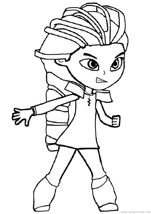 Kız Boyama Sayfası