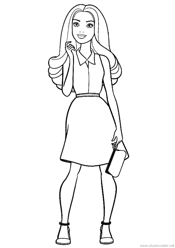 Kız Boyama Sayfası