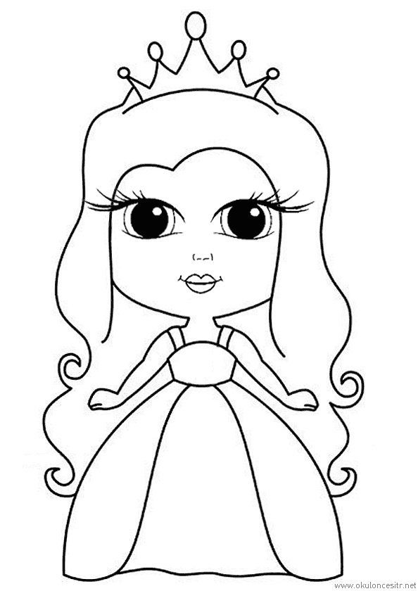 Prenses Boyama Sayfası