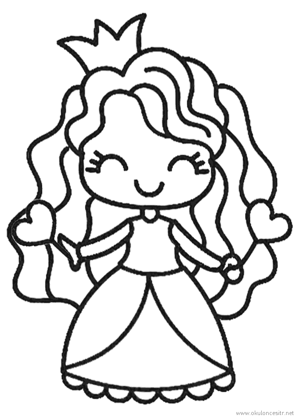 Prenses Boyama Sayfası