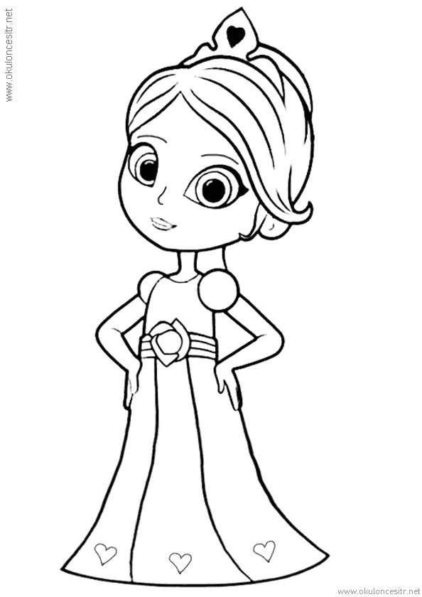 Prenses Boyama Sayfası