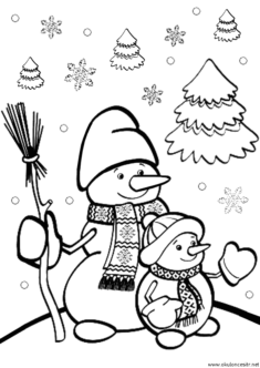 kardan-adam-boyama-snowman-coloring-(12)