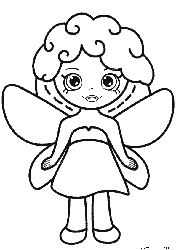 Kız Boyama Sayfası