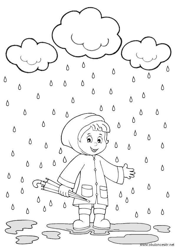 Sonbahar Boyama Sayfası