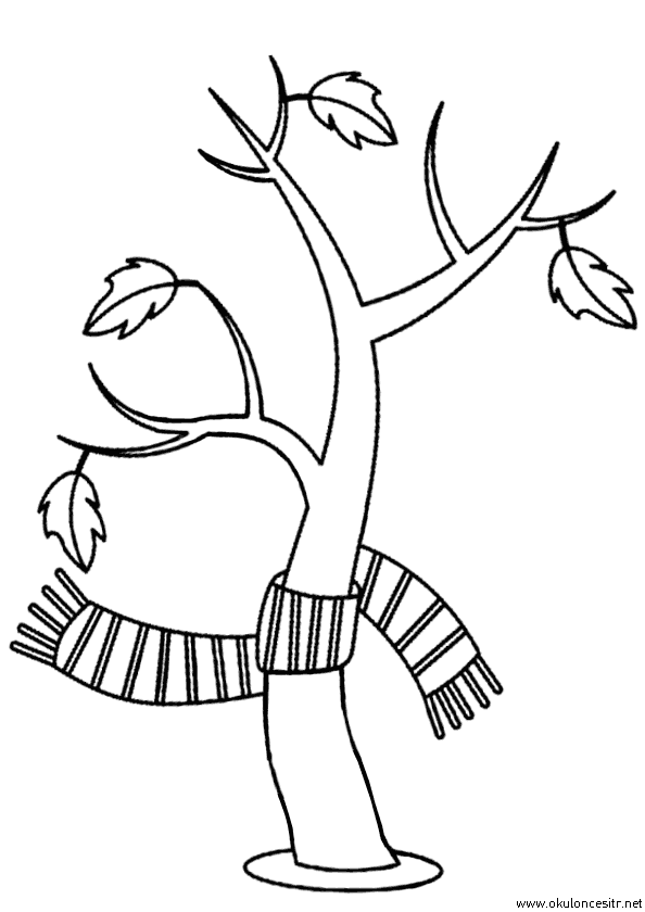 Sonbahar Boyama Sayfası