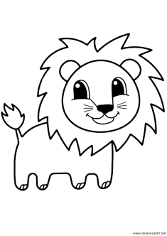 aslan-boyama-sayfasi-lion-coloring-page (6)