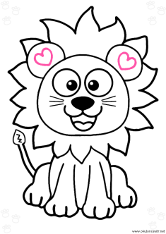 aslan-boyama-sayfasi-lion-coloring-page (64)