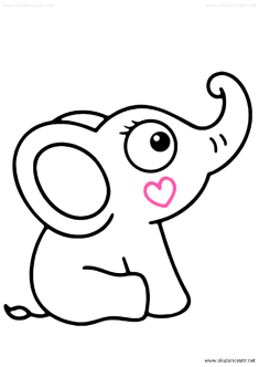 fil-boyama-sayfasi-elephant-coloring-page (2)