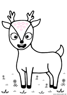 geyik-ceylan-boyama-deer-gazelle-coloring (36)