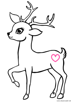 geyik-ceylan-boyama-deer-gazelle-coloring (4)