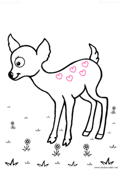 geyik-ceylan-boyama-deer-gazelle-coloring (6)