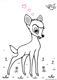 geyik-ceylan-boyama-deer-gazelle-coloring (8)