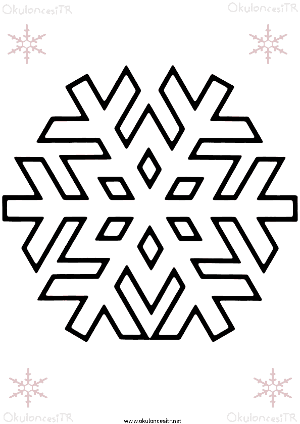 Kar Tanesi Boyama