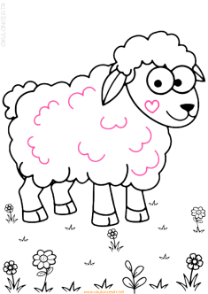 koyunkuzuboyama-sheep-goat-lamb-coloring (52)