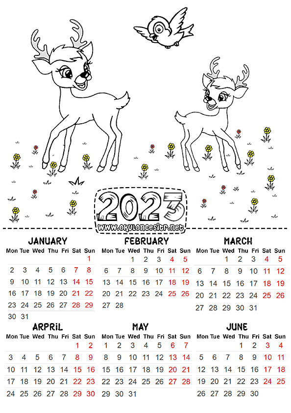 2023 Calendar Mold Two Page