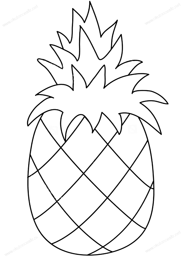 Ananas Boyama Sayfası